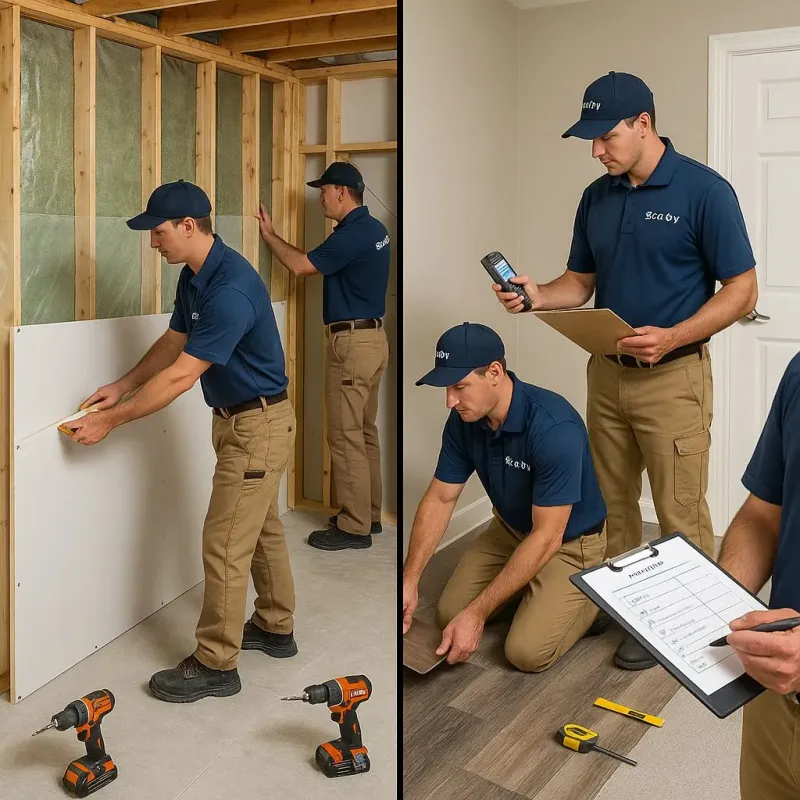 Repairs and Reconstruction process in Tripoli, IA